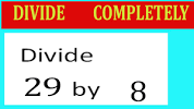 Divide 29 by 8 Divide completely - YouTubeの画像