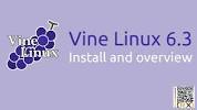 <b>Vine Linux</b> 6.3 Install and overview | Ripe and mature - YouTubeの画像