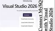 How to connect <b>MySQL</b> with Visual Studio 2026 - YouTubeの画像