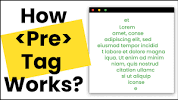 <b>Pre</b> Tag in <b>HTML</b> With Example for Beginner - YouTubeの画像