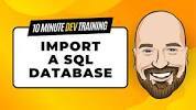 Import A SQL Database In Visual Studio and Refactor It - YouTubeの画像