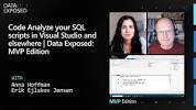Code Analyze your SQL scripts in Visual Studio and elsewhereの画像