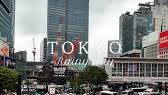 Rain falls softly over the streets of Shibuya, <b>Tokyo</b> — turning the city ...の画像
