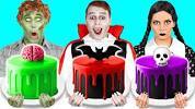 Wednesday vs Vampire vs Zombie Cooking Challenge - YouTubeの画像