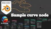 How sample curve node works in Blender - YouTubeの画像